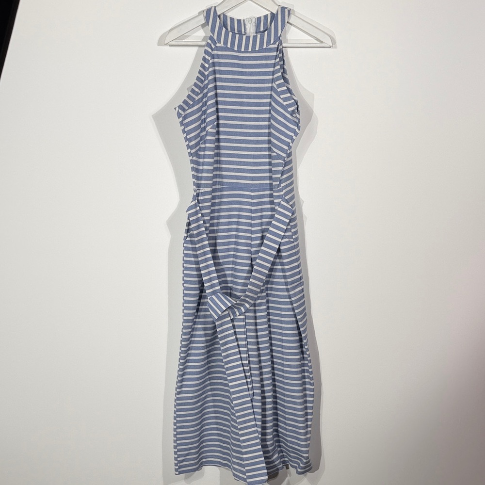 Striped Blue or Red Halter jumpsuit